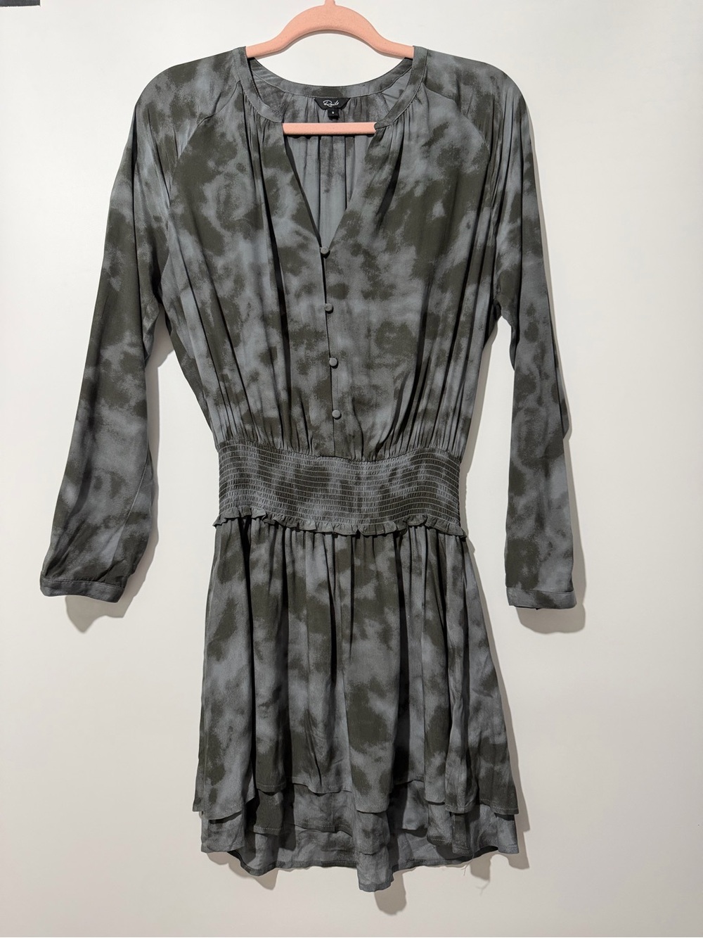 Rails Jasmine Dress Slate Tie Dye Size S